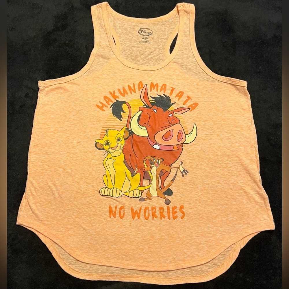 Disney Lion King Hakuna Matata Junior Girls Tank Top
